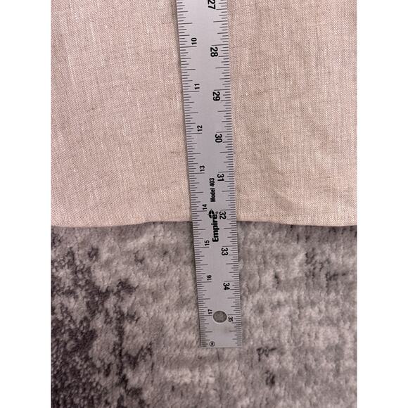 New Reformation Dress 0 Womens Linen Scoop Neck Sleeveless Button Front Mini - Picture 6 of 8